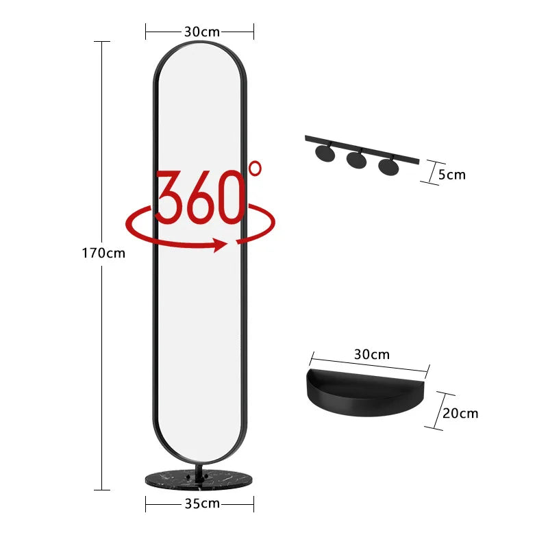LH light luxury full-length mirror
