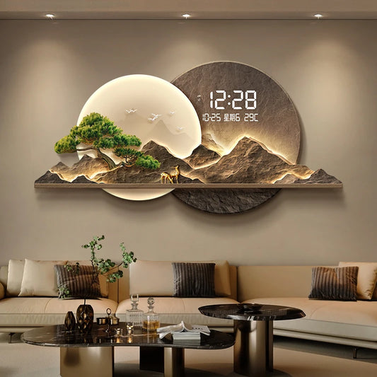 Modern Nordic Wall Watch Digital