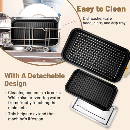 sumetas smokeless electric grill