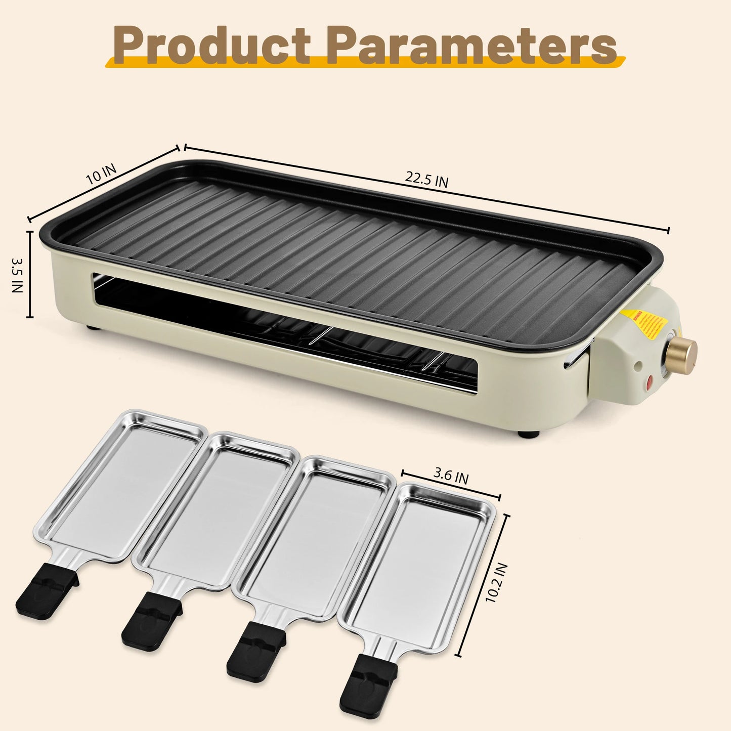 sumetas smokeless electric grill