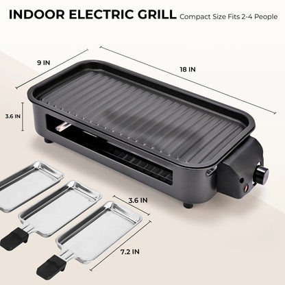 sumetas smokeless electric grill