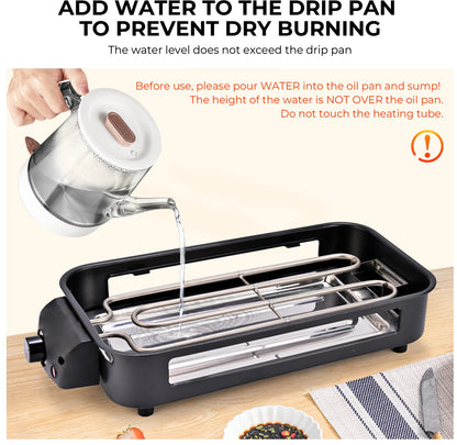 sumetas smokeless electric grill