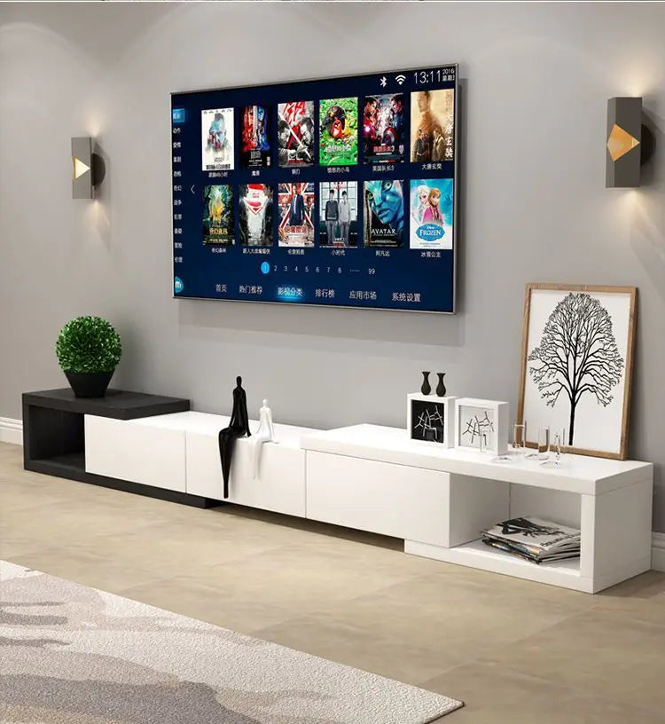 Modern Adjustable Wooden TV Cabinet