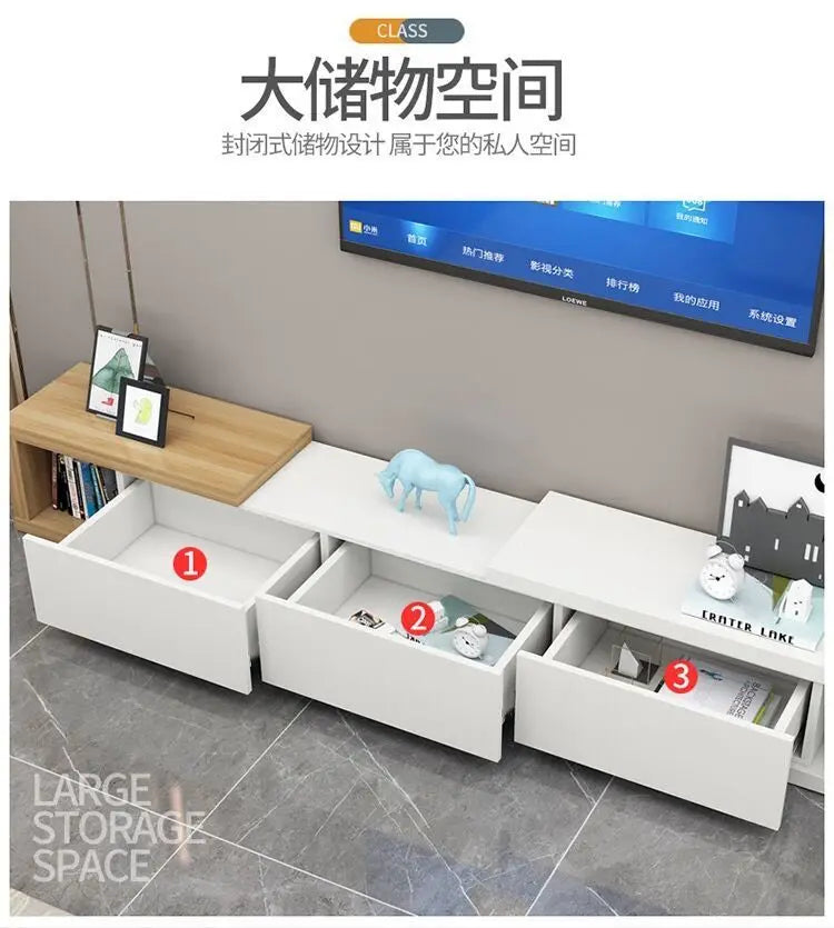 Modern Adjustable Wooden TV Cabinet