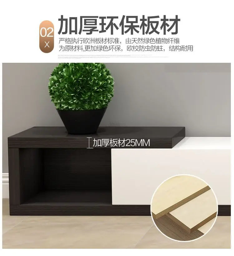 Modern Adjustable Wooden TV Cabinet