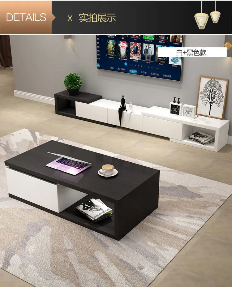 Modern Adjustable Wooden TV Cabinet