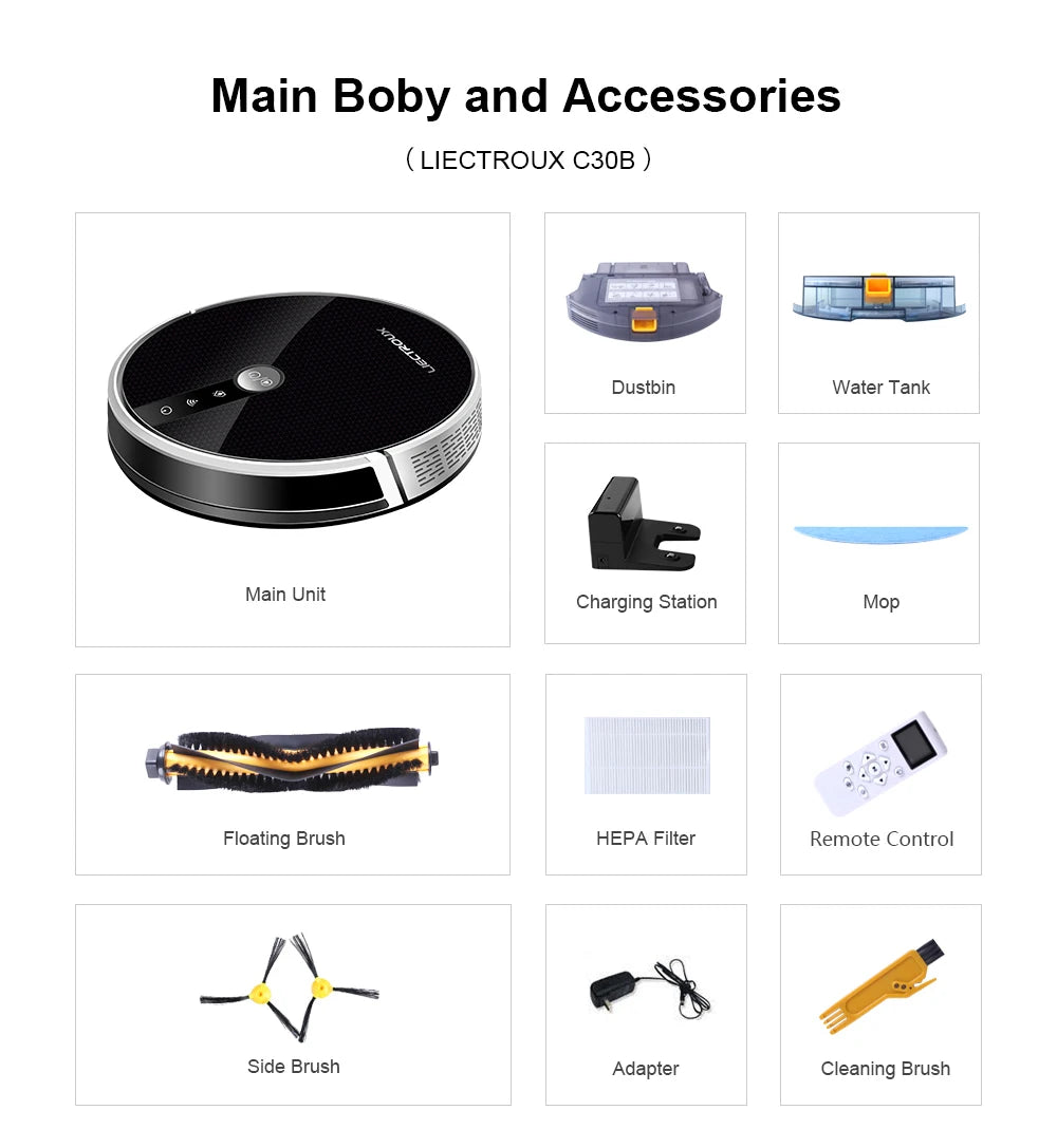 C30B Robot Vacuum Cleaner