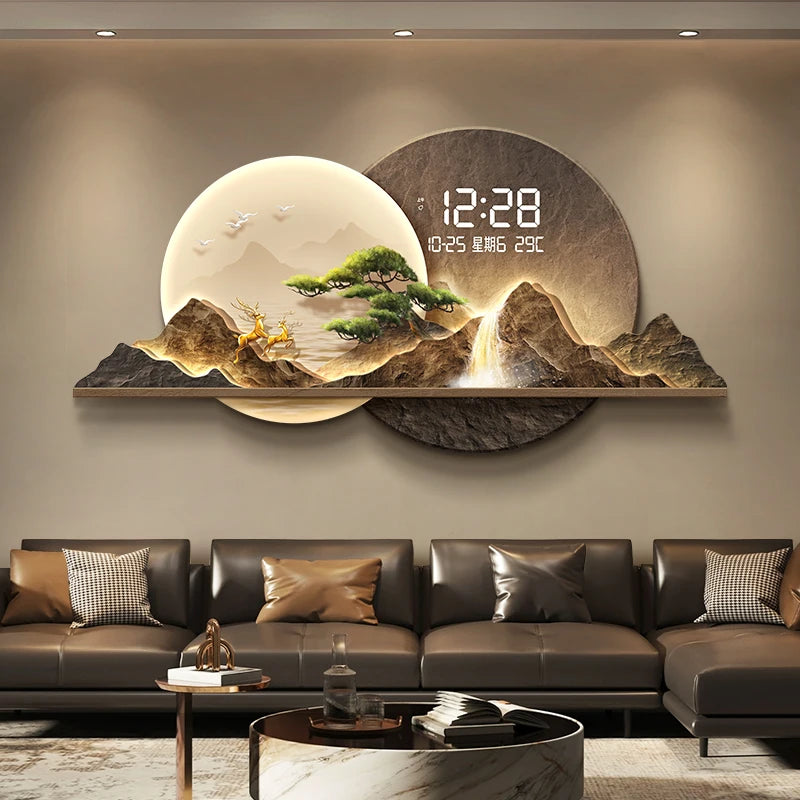 Modern Nordic Wall Watch Digital