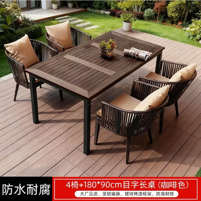 Wood Modern Garden Furniture Sets