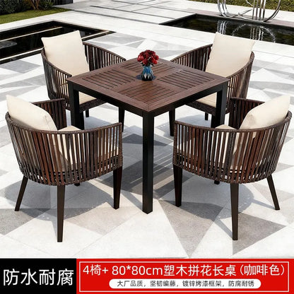Wood Modern Garden Furniture Sets