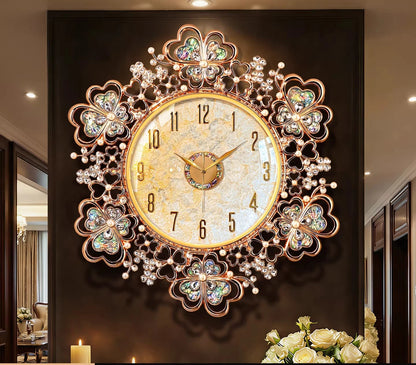 European Shell Wall Clock Luxury