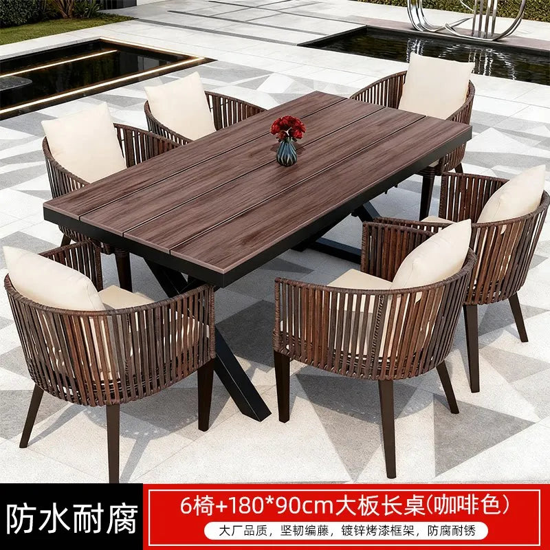 Wood Modern Garden Furniture Sets