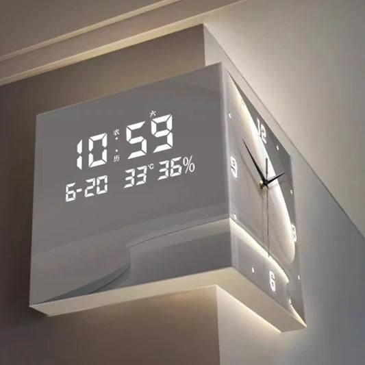 Room Corner Wall Mounted Clocks