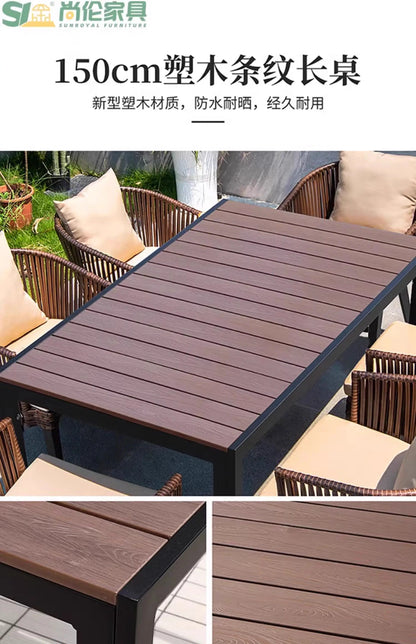 Wood Modern Garden Furniture Sets