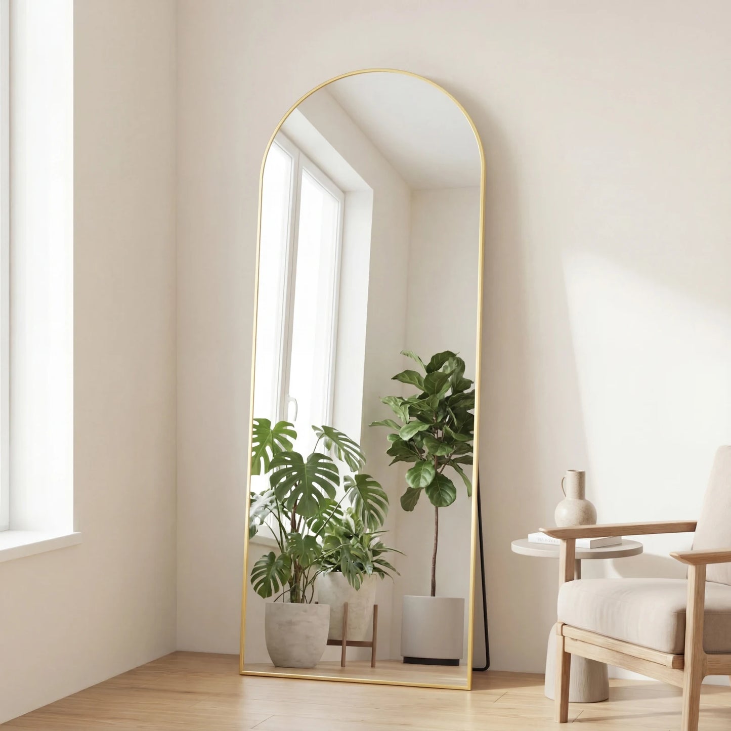 Floor Mirror with Aluminum Alloy Frame