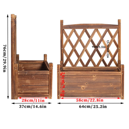 Raised Garden Bed, Wooden Planter Box