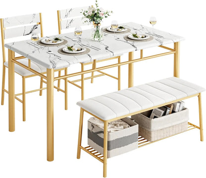 IRONCK Dining Table Set for 4