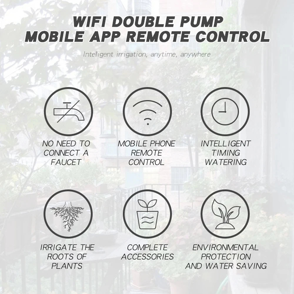 Intelligent Watering Device Double Pump