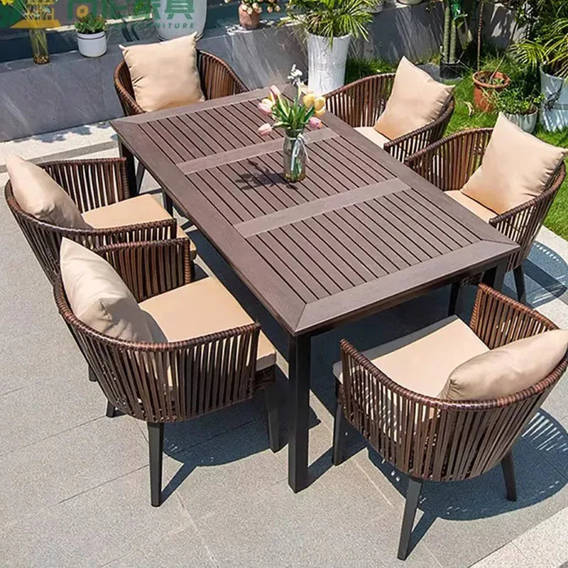 Wood Modern Garden Furniture Sets