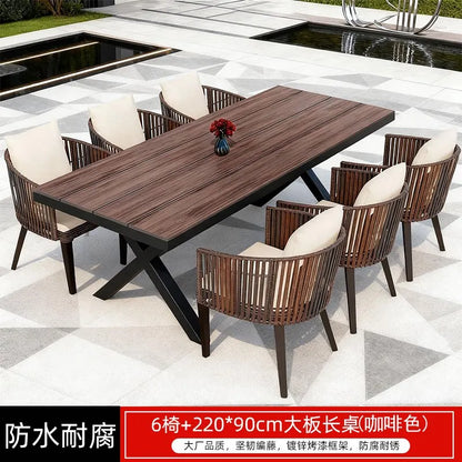 Wood Modern Garden Furniture Sets