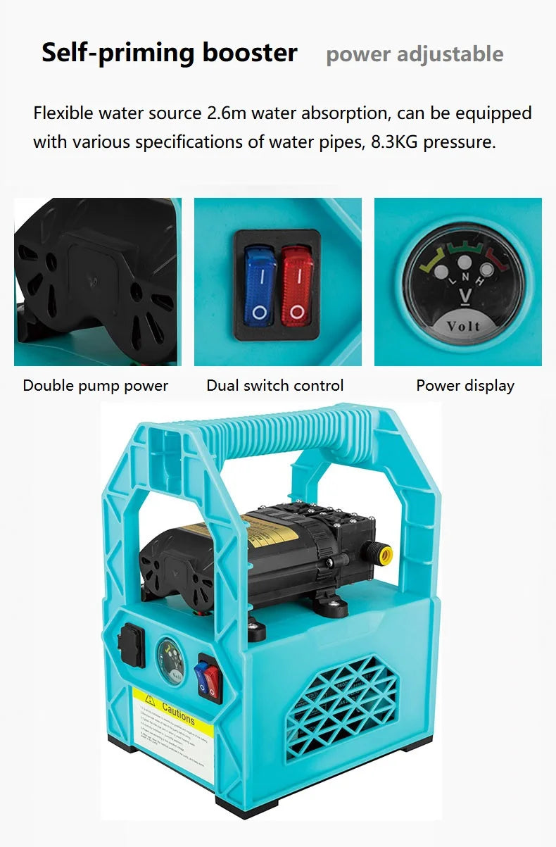 Portable Lithium Battery Dual Pump