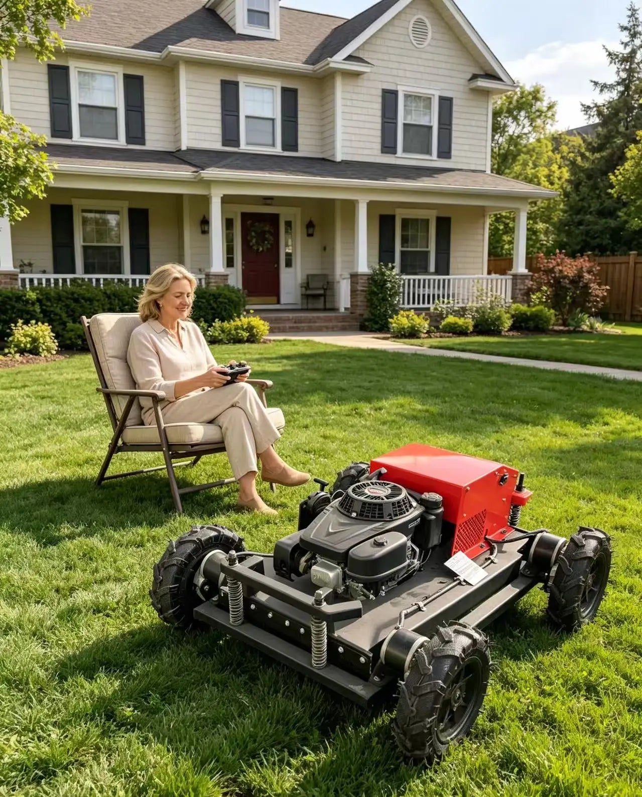 Factory-direct custom wheeled mower