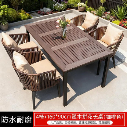 Wood Modern Garden Furniture Sets