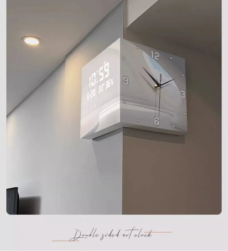 Room Corner Wall Mounted Clocks