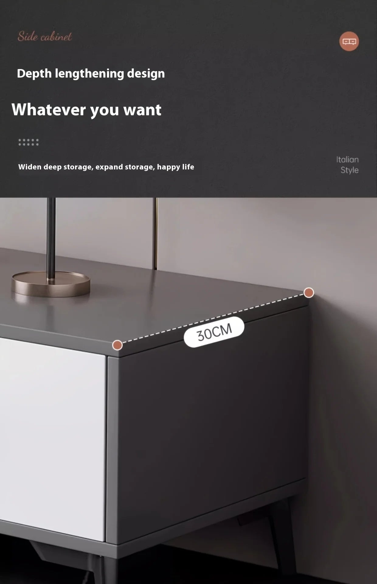 Modern Luxury TV Stand, High Gloss