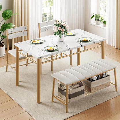 IRONCK Dining Table Set for 4