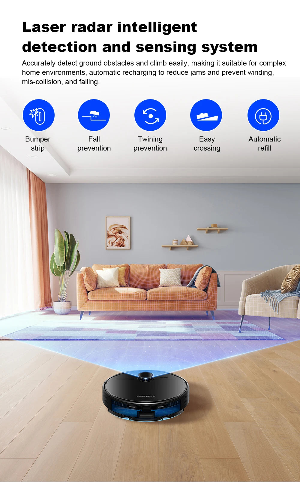 LDS Robot Vacuum Cleaner & Mop