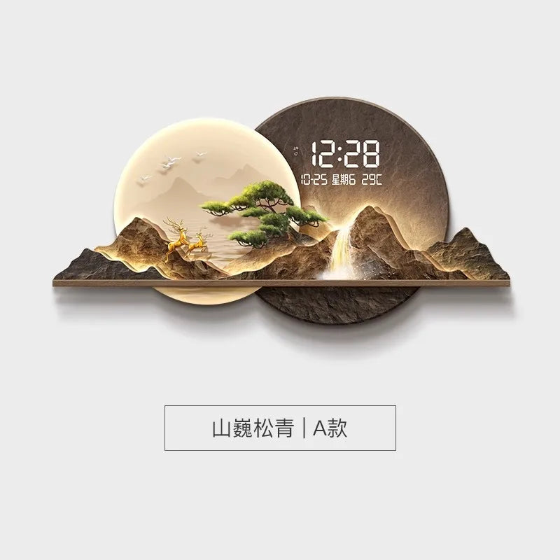 Modern Nordic Wall Watch Digital