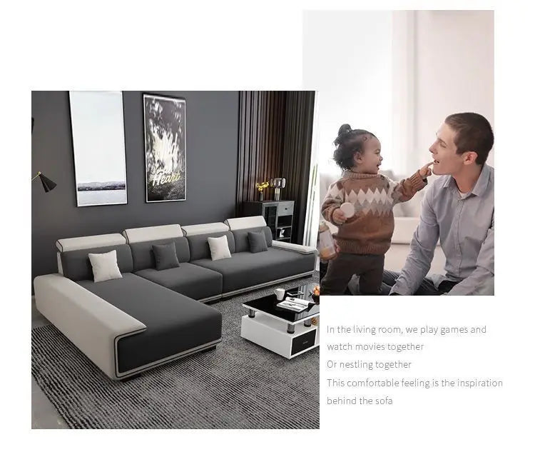 Oversized Cushion Living Room Sofas