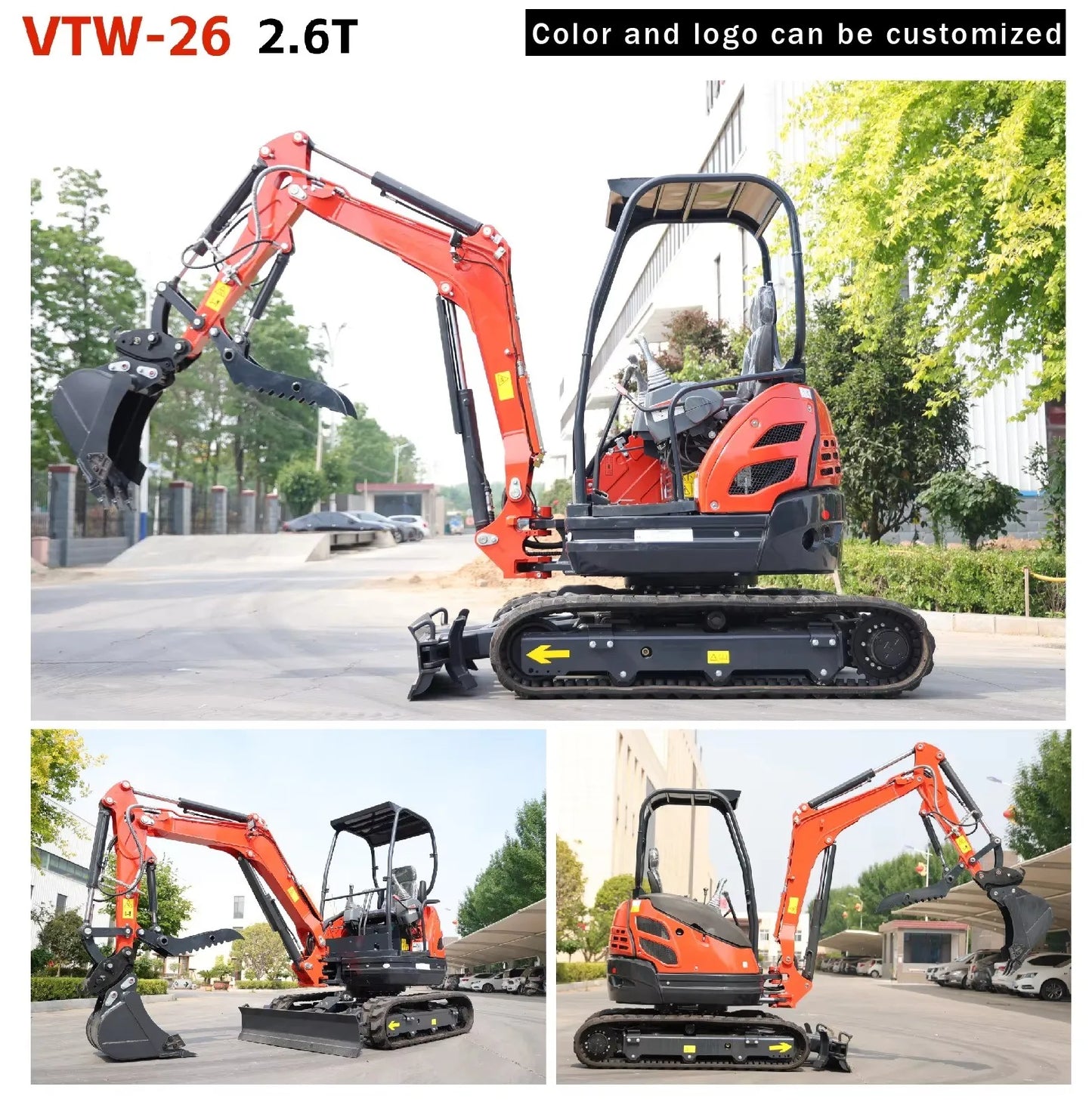 VOTE Free Shipping Mini Excavator