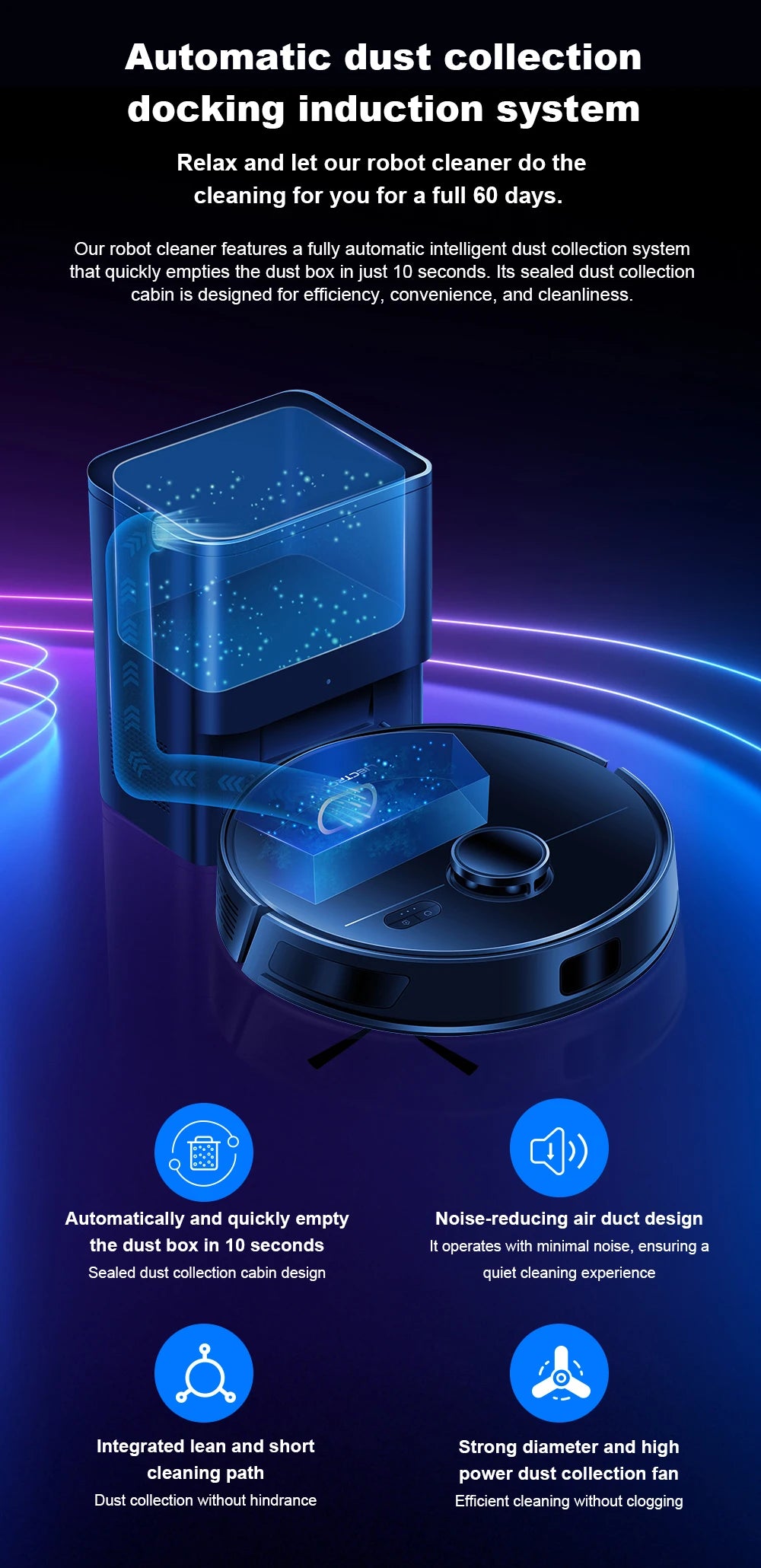 LDS Robot Vacuum Cleaner & Mop