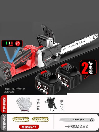 Cordless chainsaw household