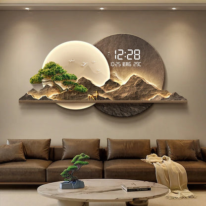 Modern Nordic Wall Watch Digital