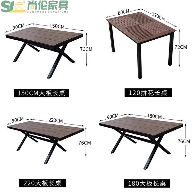 Wood Modern Garden Furniture Sets