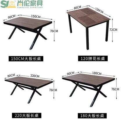 Wood Modern Garden Furniture Sets