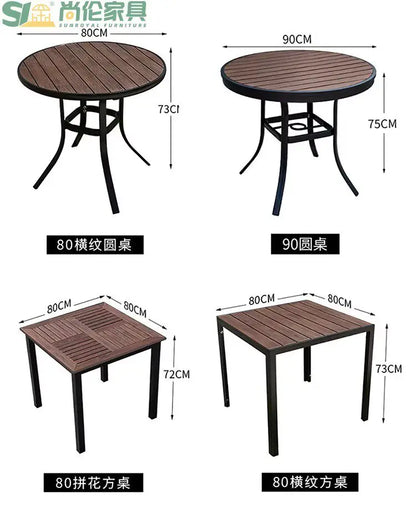 Wood Modern Garden Furniture Sets