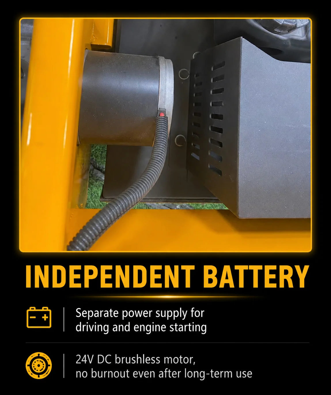 Factory-direct custom wheeled mower