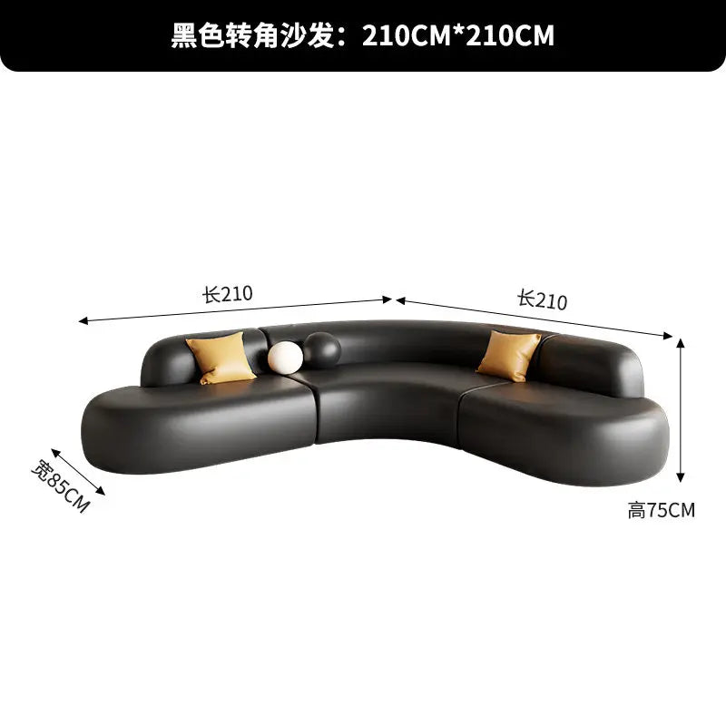 Italian Minimalist Office Sofa Modern