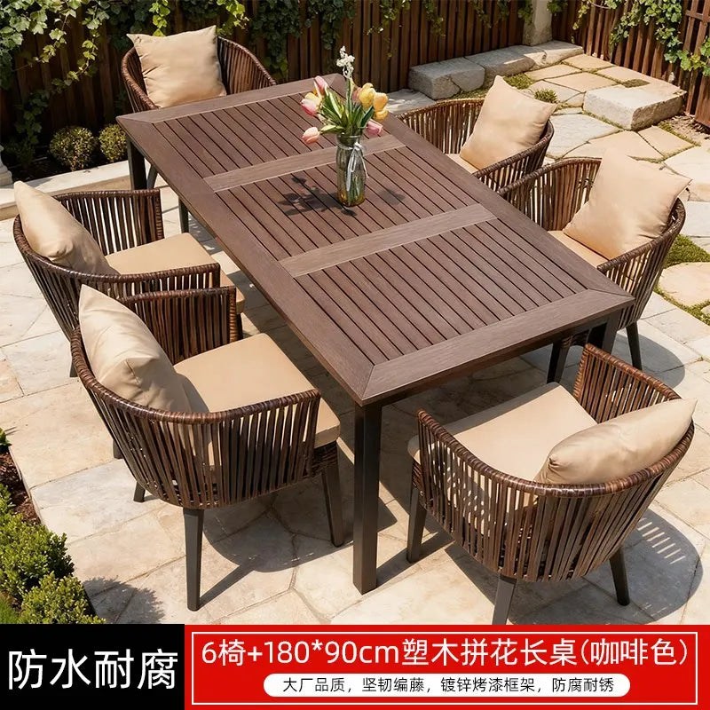 Wood Modern Garden Furniture Sets