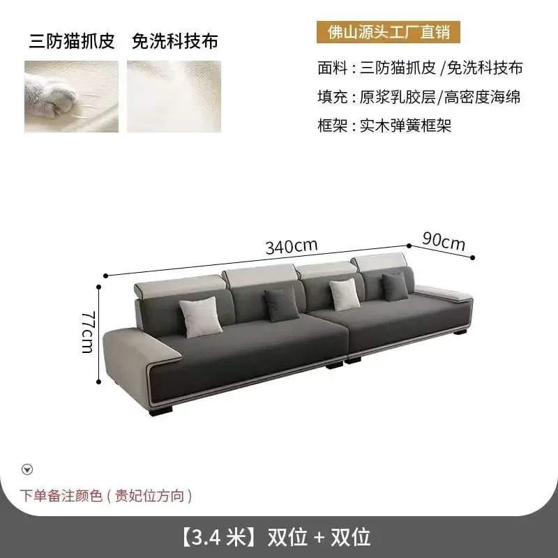 Oversized Cushion Living Room Sofas