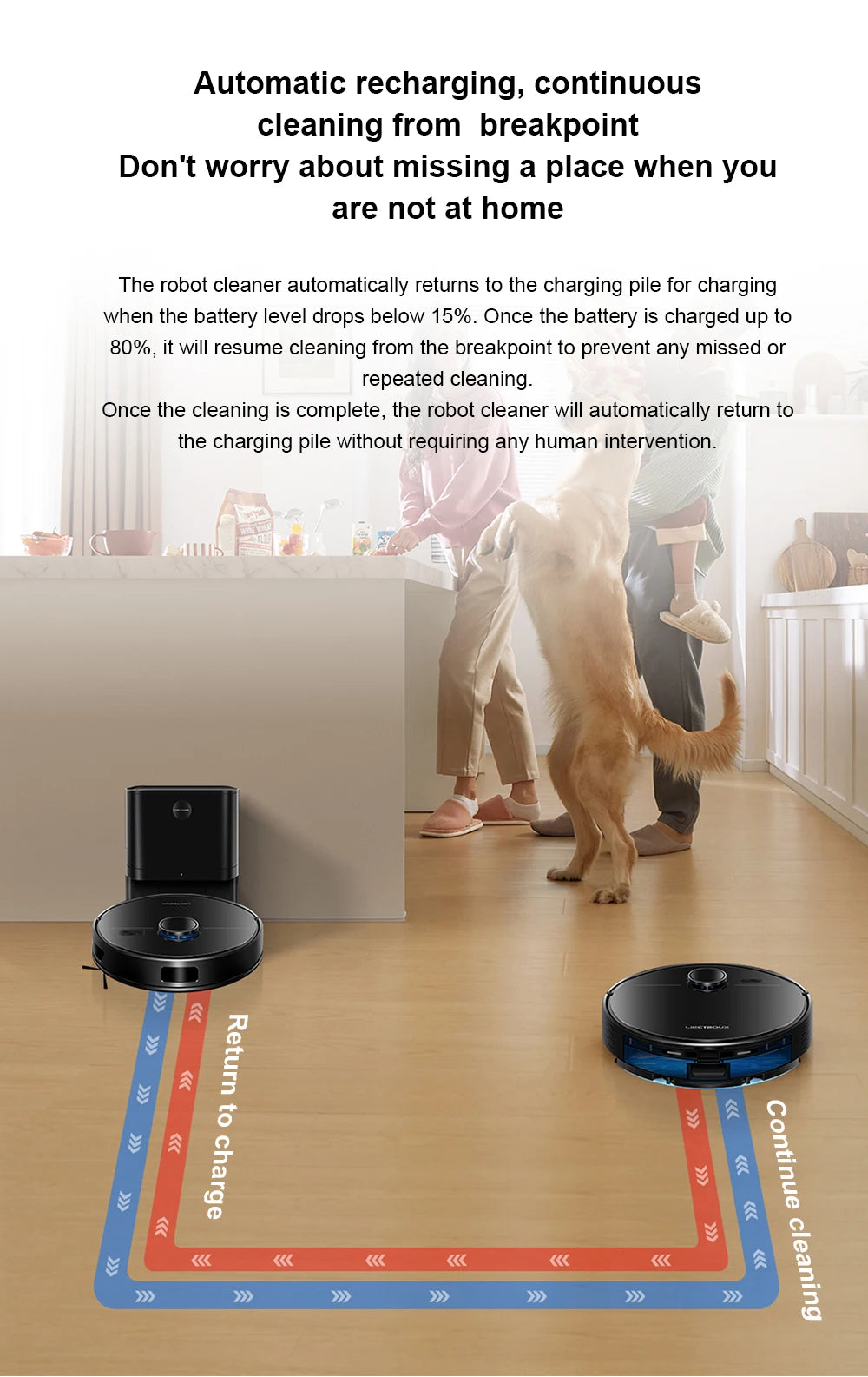 LDS Robot Vacuum Cleaner & Mop