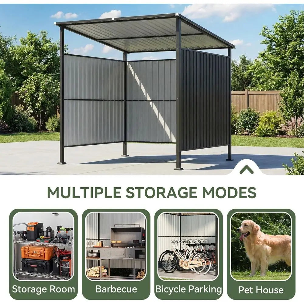 6x6T Outdoor Shed Grill Shed