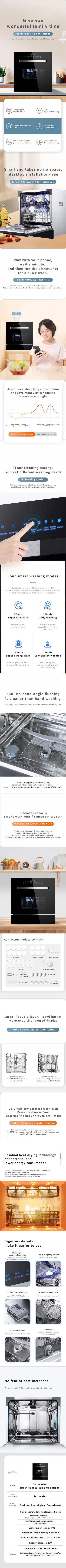 Household Smart Dishwasher Disinfectant
