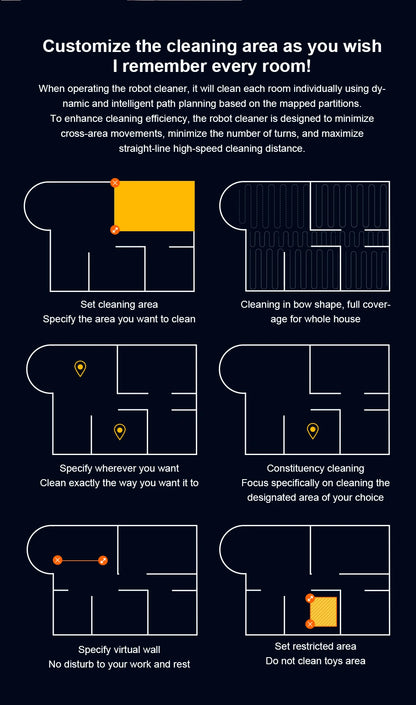 LDS Robot Vacuum Cleaner & Mop