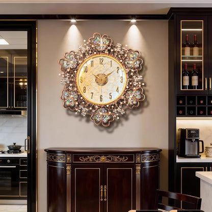 European Shell Wall Clock Luxury