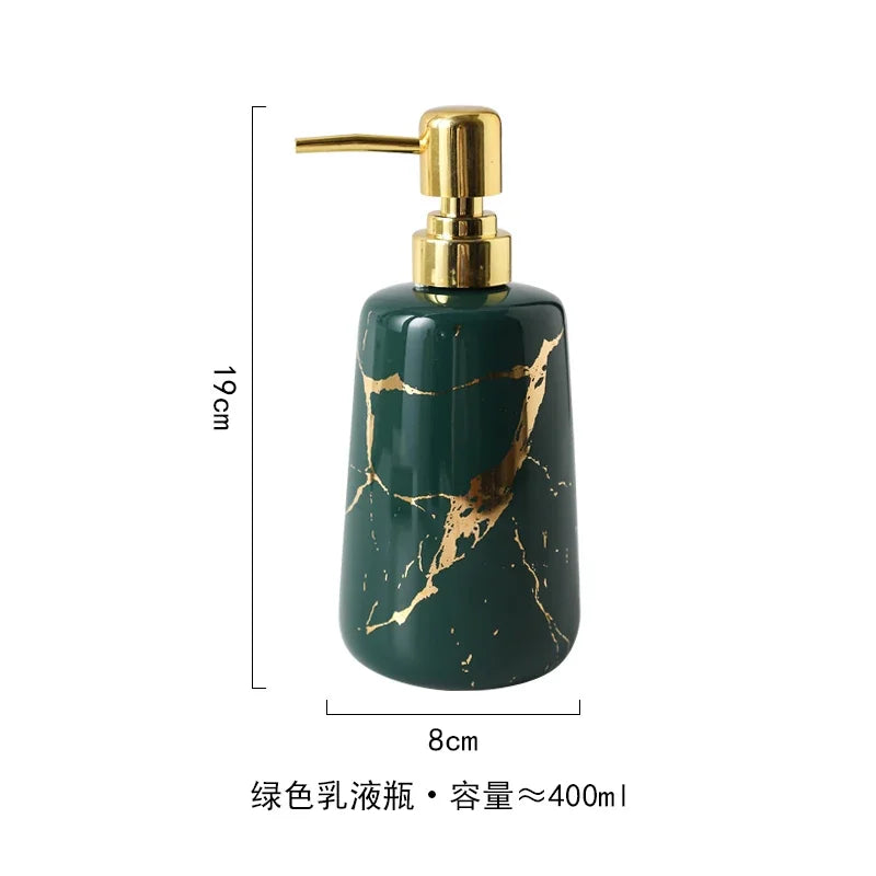 Ceramic Toiletries Bathroom Set
